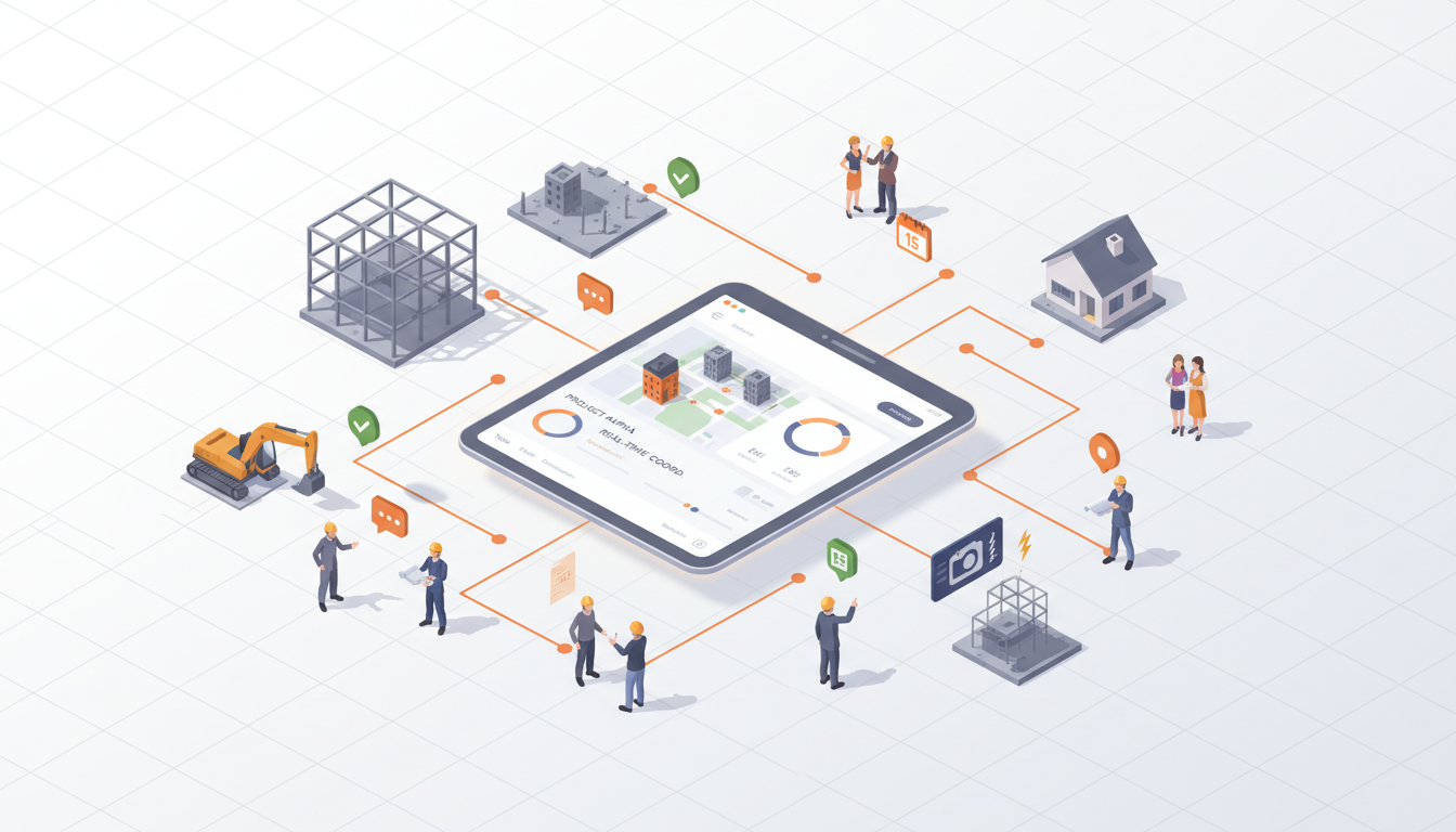 Interfaccia EdilSync per coordinare il cantiere